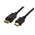 goobay DisplayPort - HDMI kabel, DP(M) -> HDMI M, 4K@30Hz, zlacené konektory, 2m
