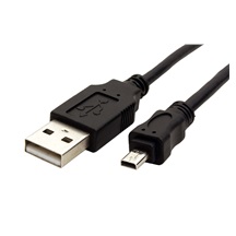 goobay USB 2.0 kabel A - miniUSB PANASONIC 8pin, 1,8m, černý