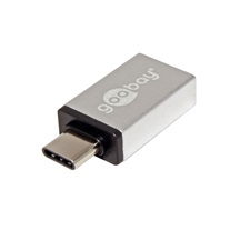goobay USB redukce USB3.0 A(F) - USB C(M), OTG, kovová