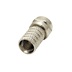 goobay F konektor pro kabel 6,0mm, šroubovací, zinek