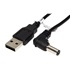 goobay Kabel napájecí USB -> souosý napájecí konektor 5,5x2,1mm, lomený 90°, 0,5m