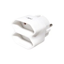 goobay Rozdvojka 230V, 2x typ C, bílá