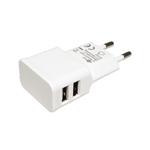goobay Napájecí adaptér síťový (230V) - 2x USB, 2,4A, bílý