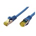 goobay S/FTP patchkabel kat. 7, s konektory RJ45, LSOH, 2m, modrý