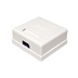 goobay Zásuvka kat.6 UTP, na omítku, 2x RJ45, bílá