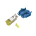 HiRose Konektor RJ45 kat. 6a stíněný, na lanko, TM31, modrá krytka, 50ks
