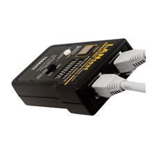 HOBBES Tester kabelů počítačových sítí, černý  (LANtest Kit)
