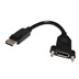 InLine DisplayPort prodlužovací kabel v.1.2 (HBR2, 4K@60Hz), DP(M) - DP(F) na panel, 0,2m