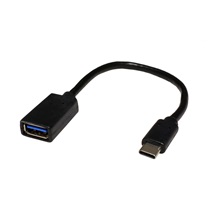 InLine USB 5Gbps kabel USB C(M) - USB3.0 A(F), OTG, 0,15m