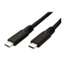 InLine USB 10Gbps (3.2 gen 2) kabel USB C(M) - USB C(M), PD 60W, 5m, černý