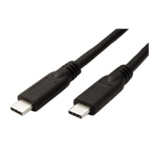 InLine USB 10Gbps (3.2 gen 2) kabel USB C(M) - USB C(M), PD 60W, 5m, černý