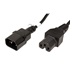 InLine Kabel síťový prodlužovací, IEC320 C14 - C15, 5m, černý