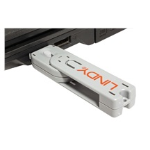 Lindy Záslepka pro USB A port, 4ks + klíč, bílá