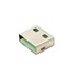 Lindy Záslepka pro USB A port, 10ks, zelená