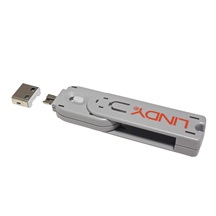 Lindy Záslepka pro USB A port, 10ks, bílá