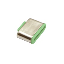 Lindy Záslepka pro USB C port, 4ks + klíč, zelená
