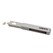 Lindy Záslepka pro USB C port, 4ks + klíč, bílá