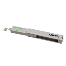 Lindy Záslepka pro USB C port, 10ks, zelená