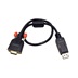 Lindy Kabel DisplayPort - VGA, DP(M) -> MD15HD, 0,5m, černý