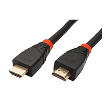 Lindy Aktivní HDMI kabel s Ethernetem, 4K@30Hz, HDMI M - HDMI M, 30m