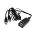 Lindy KM přepínač (USB klávesnice a myš) 2:1, USB, integrované kabely