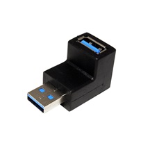 Lindy USB redukce USB3.0 A(M) - USB3.0 A(F), lomená dolů
