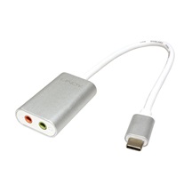 Lindy Adaptér USB C -> Audio (2x stereo jack 3,5mm)