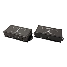 Lindy KVM prodlužovací adaptér (USB, HDMI, audio) přes TP, až 50m