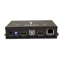 Lindy KVM prodlužovací adaptér (USB, HDMI, audio) přes TP, až 50m