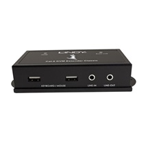 Lindy KVM prodlužovací adaptér (USB, HDMI, audio) přes TP, až 50m