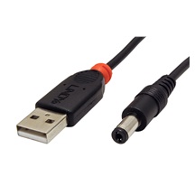 Lindy Kabel napájecí USB -> souosý napájecí konektor 5,5x2,1mm, 1,5m