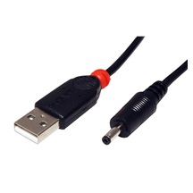 Lindy Kabel napájecí USB -> souosý napájecí konektor 3,5x1,35mm, 1,5m