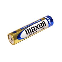 Maxell Alkalická baterie mikrotužková (AAA), 4ks