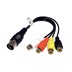 Ostatní Kabel audio DIN 5pin(M) - 4x cinch(F), 20cm