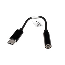 Ostatní Adaptér USB C(M) - jack 3,5, sluchátka + mikrofon, černý