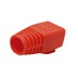 DATACOM Krytka konektoru. RJ45 na kulatý kabel 8mm, s ochranou západky, 10ks, červený