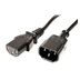 Ostatní Kabel síťový prodlužovací IEC320 C14 - IEC320 C13, 5m, černý