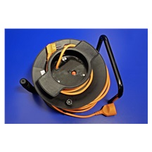 Ostatní Kabel síťový prodlužovací 230V, CEE 7/7(M-F), na bubnu, 50m, oranžový