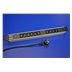 19" napájecí panel 1U, 10x 230V (IEC320/C13), 2m