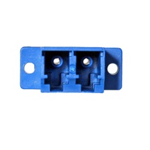 Ostatní Optická spojka LC, duplex, singlemode, modrá