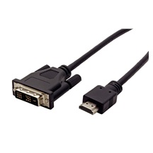 ROLINE DVI-HDMI kabel, DVI-D(M) - HDMI M, 5m