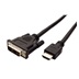 ROLINE DVI-HDMI kabel, DVI-D(M) - HDMI M, 10m
