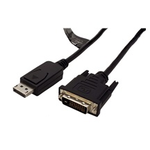 ROLINE DisplayPort - DVI kabel, DP(M) -> DVI-D(M), typ 1, 1920x1200@60Hz, 5m