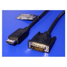 ROLINE DisplayPort - DVI kabel, DP(M) -> DVI-D(M), typ 1, 1920x1200@60Hz, 5m