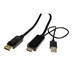 ROLINE HDMI -> DisplayPort kabel, HDMI A(M) -> DP(M), 4K@60Hz, 1m