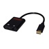 ROLINE Adaptér USB C(M) - 4 pólový jack 3,5mm audio + USB C(F) (PD), 0,13 m