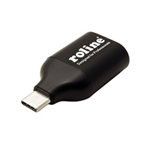 ROLINE Adaptér  USB C(M) -> VGA, 1920x1200@60Hz