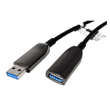 ROLINE USB 5Gbps (USB 3.0) aktivní optický prodlužovací kabel, USB3.0 A(M) - USB3.0 A(F), 10m, černý
