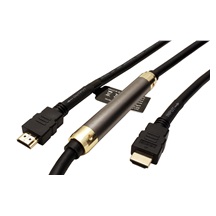 ROLINE Aktivní HDMI kabel s Ethernetem, 4K, HDMI M - HDMI M, 25m