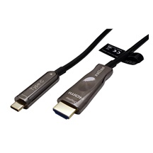 ROLINE Aktivní optický kabel USB C(M) -> HDMI A(M), 4K@60Hz, 30m